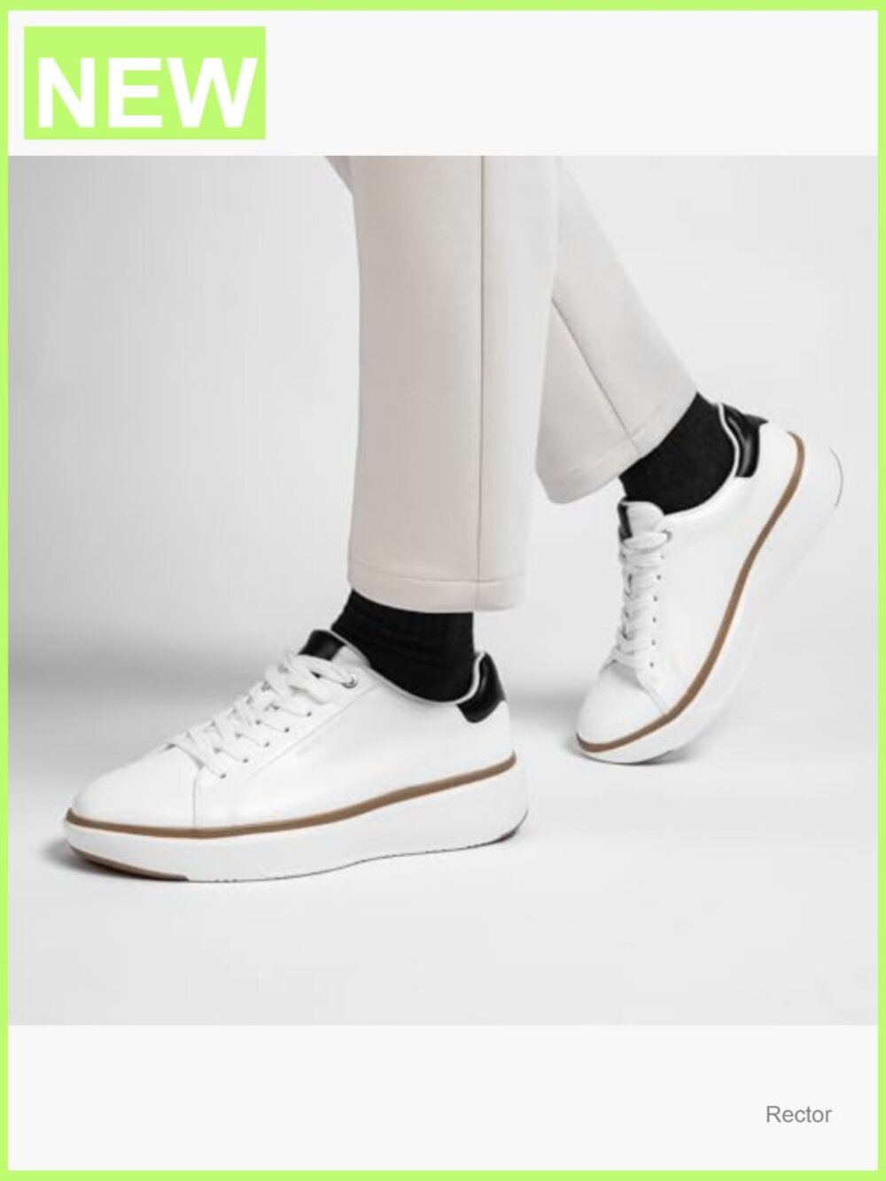 Men's Dress Fashion Sneakers Casual Shoes Chunky Sole Lace Up - Picture 6 of 7